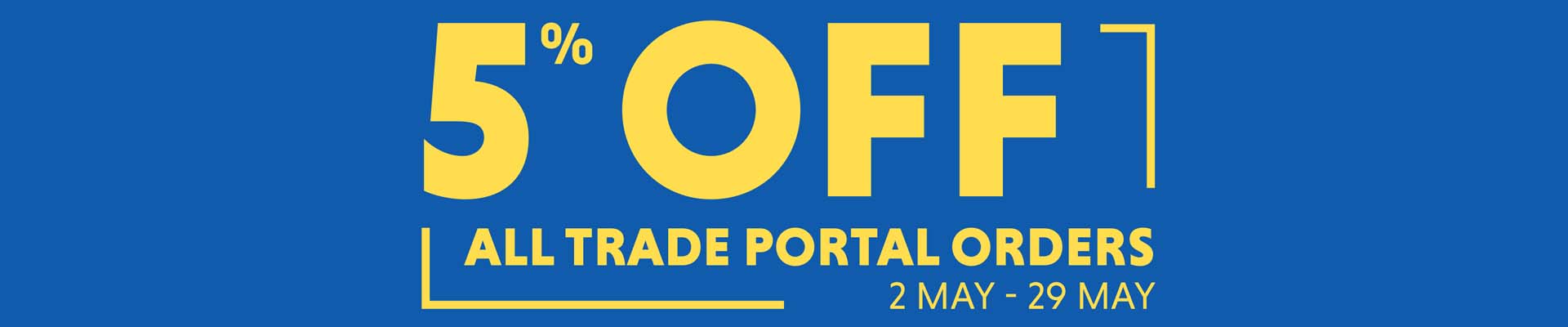 5% Off All Trade Portal Offers